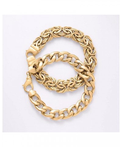 Canaria 10kt Yellow Gold Byzantine Bracelet 8.0 Inches $448.00 Bracelets