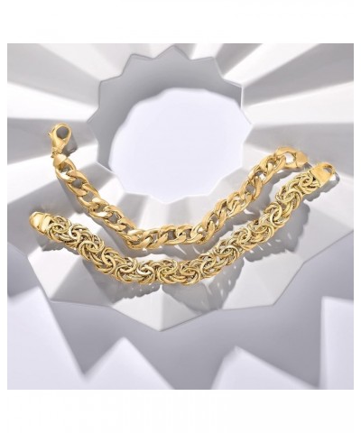 Canaria 10kt Yellow Gold Byzantine Bracelet 8.0 Inches $448.00 Bracelets