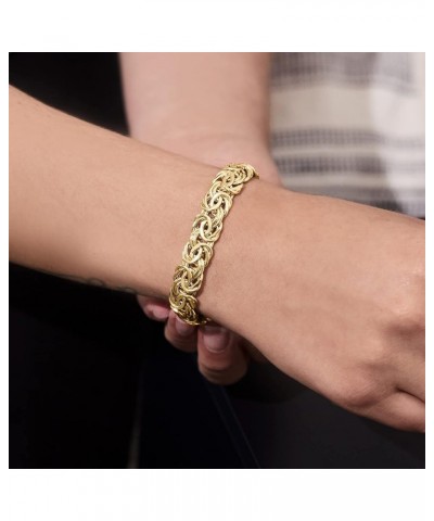 Canaria 10kt Yellow Gold Byzantine Bracelet 8.0 Inches $448.00 Bracelets