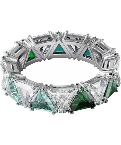 Ortyx Ring Jewelry Collection, Rhodium Finish, Green Crystals, Clear Crystals US 8/EU 58 $48.81 Others