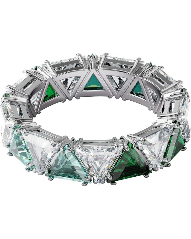 Ortyx Ring Jewelry Collection, Rhodium Finish, Green Crystals, Clear Crystals US 8/EU 58 $48.81 Others