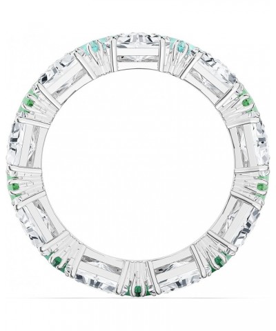 Ortyx Ring Jewelry Collection, Rhodium Finish, Green Crystals, Clear Crystals US 8/EU 58 $48.81 Others