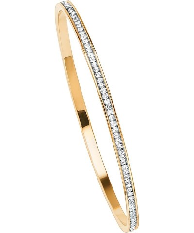 PalmBeach Goldtone Round Simulated Birthstone Stackable Eternity Bangle Bracelet (3.5mm), 7.5 inches Month 4 $15.81 Bracelets