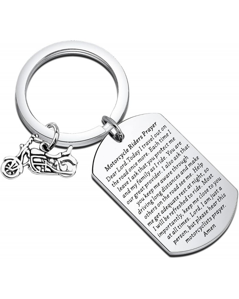 Motorcycle Riders Prayer Gift Ride Safe Keychain Biker Gift I Ask That You Protect Me As I Ride New Driver Jewelry Motorcycle...