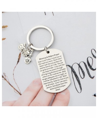 Motorcycle Riders Prayer Gift Ride Safe Keychain Biker Gift I Ask That You Protect Me As I Ride New Driver Jewelry Motorcycle...