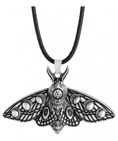 Moth Necklace Gothic Goth Wiccan Luna Moth Moon Pendant Witch Jewelry Gift for Women… 5 $9.17 Necklaces