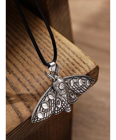 Moth Necklace Gothic Goth Wiccan Luna Moth Moon Pendant Witch Jewelry Gift for Women… 5 $9.17 Necklaces