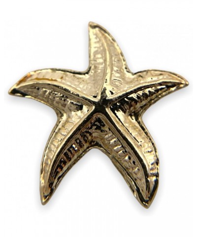 Starfish 2 Lapel Pin Gold Sea Brooches for Women, Perfect for Backpack Pins, Cool Pins for Jackets, Pins for Hats, and Novelt...