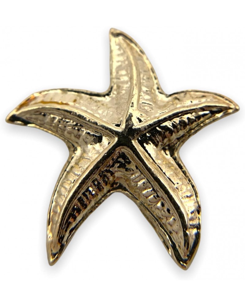 Starfish 2 Lapel Pin Gold Sea Brooches for Women, Perfect for Backpack Pins, Cool Pins for Jackets, Pins for Hats, and Novelt...