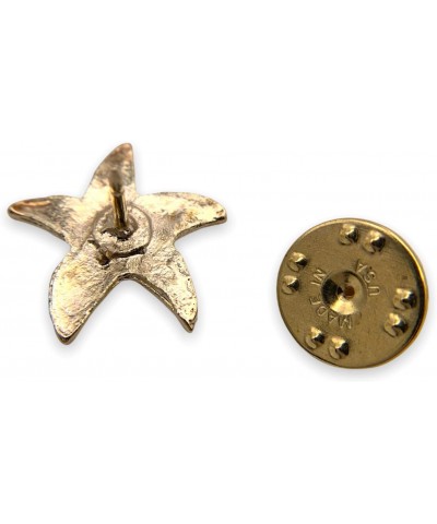 Starfish 2 Lapel Pin Gold Sea Brooches for Women, Perfect for Backpack Pins, Cool Pins for Jackets, Pins for Hats, and Novelt...