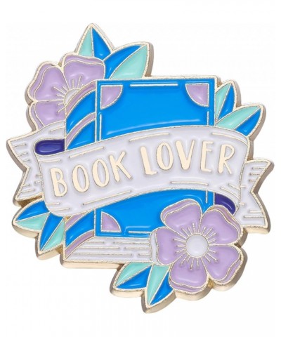 Enamel Pin for Book Lovers, Reading Lover Brooch Pins, Cute Funny Cartoon Books Brooch for Backpack Clothing, Gifts for Teach...