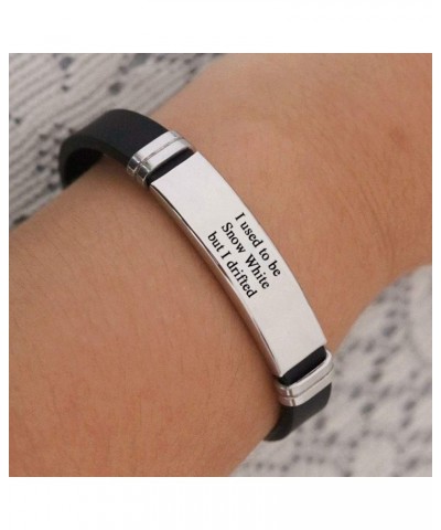 Inspirational bracelet stainless steel silicone bracelet men and women bracelet Take my hand and we'll make it - I swear $7.6...