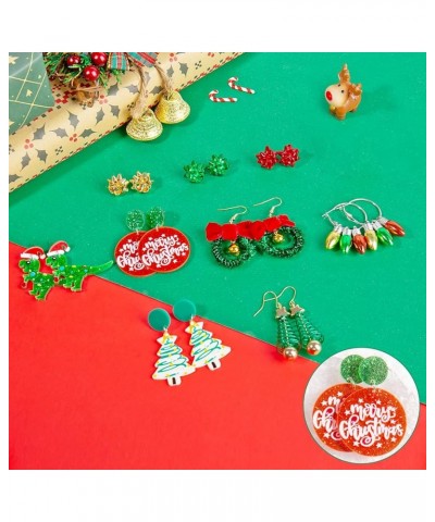 9-18 Pairs Women Christmas Earring Set, Cute Festive Jewelry Hypoallergenic Christmas Gifts for Kids Teens Girls (9 Pairs B S...