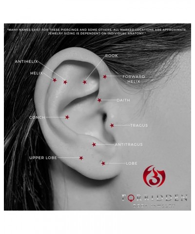 16g/18g Surgical Steel Spike Top Cartilage & Labret Stud (Choose Gauge/Length) 16g 6mm (2pcs) $8.84 Body Jewelry