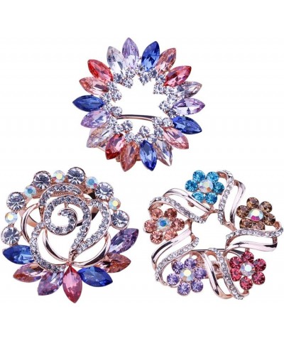 3 Multi-Purposes wWomen's Scarf Clip brooches Beautiful Sarf Ring Clothes Buckles Fshion Jewelry XZ-8852 $10.77 Brooches & Pins