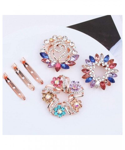 3 Multi-Purposes wWomen's Scarf Clip brooches Beautiful Sarf Ring Clothes Buckles Fshion Jewelry XZ-8852 $10.77 Brooches & Pins