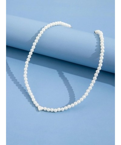 Pearl Necklace Pearl Choker Necklace Faux Pearl Necklace White Pearl Necklace Danity Jewelry Gifts for Women 6-15.75 $8.11 Ne...