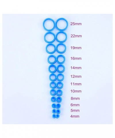 Silicone Gauges Flexible Tunnels 6g-1'' Ear Gauges Flesh Tunnels 16Pcs Ear Plugs Body Piercing Jewelry 7/16''(11mm) $8.95 Bod...