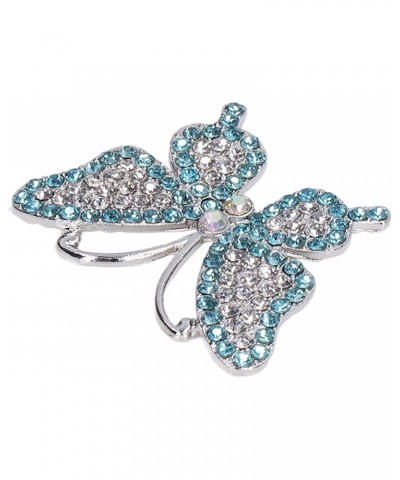 Butterfly Brooch Pin, 5Pcs Rhinestone Butterfly Retro Pin Corsage Brooch Butterfly Brooches for for Women Girls Wedding Banqu...