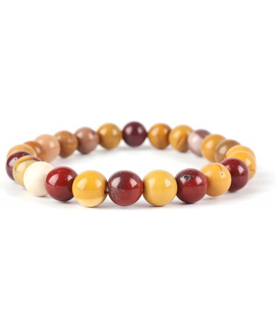 Natural AAA Semi Precious Gemstone 8mm Round Beaded Unisex Stretch Bracelet Healing Gemstone Waterproof Bracelet , Durable An...