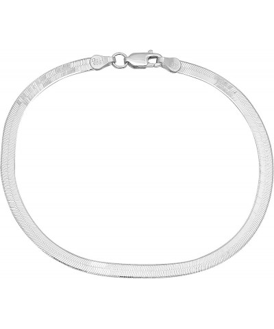 3.3mm Solid .925 Sterling Silver Flat Herringbone Chain Necklace + Bracelet Set 24 Inches Necklace + 8 inch bracelet $32.76 J...