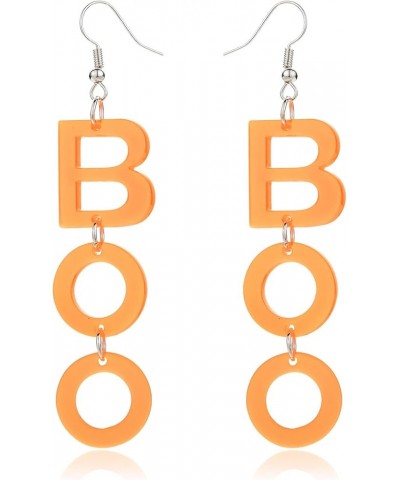 Cute Halloween Earrings Spooky Boo Earrings for Women, Costume Party Earrings Holiday Festive Jewelry Gifts Boo $6.04 Earrings