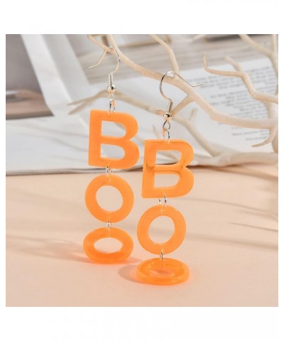 Cute Halloween Earrings Spooky Boo Earrings for Women, Costume Party Earrings Holiday Festive Jewelry Gifts Boo $6.04 Earrings