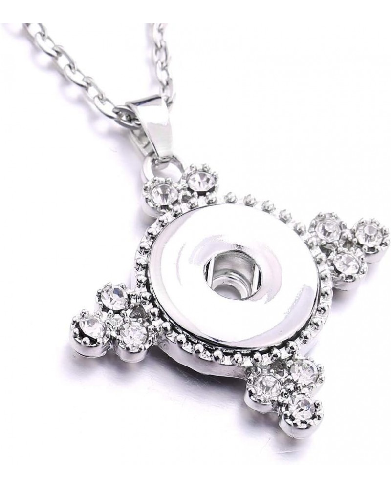 Snap Jewelry Necklace fit 18mm 20mm Snap Buttons Jewelry for Women Love Gift 9 $7.14 Necklaces