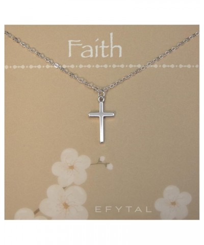 Confirmation Gifts for Teenage Girl, 925 Sterling Silver Cross Necklace for Women, Daughter Gift from Mom, Spiritual Gifts fo...