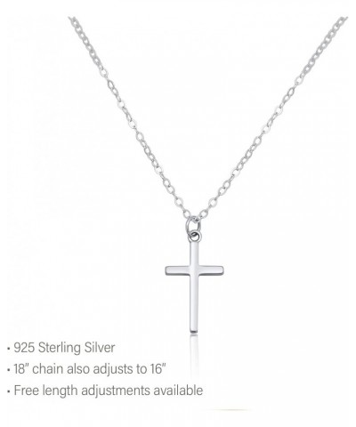 Confirmation Gifts for Teenage Girl, 925 Sterling Silver Cross Necklace for Women, Daughter Gift from Mom, Spiritual Gifts fo...