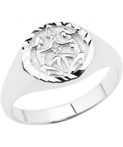 925 Sterling Silver Zodiac Men Women Unisex Jewelry Ring gemini $18.54 Rings