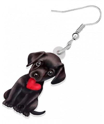 Acrylic Sweet Labrador Retriever Dog Dangle Earrings Drop Animal Jewelry For Women Girl Gift Charm Accessories Valentine's St...