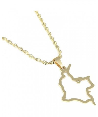 Colombia Map Pendant Necklace Map of Colombian Jewelry gold $7.55 Necklaces