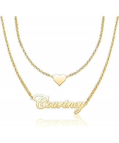 925 Sterling Silver Custom Name Necklace Personalized Script Initial Nameplate Necklace for Women Girls Necklace *FONT382 $11...