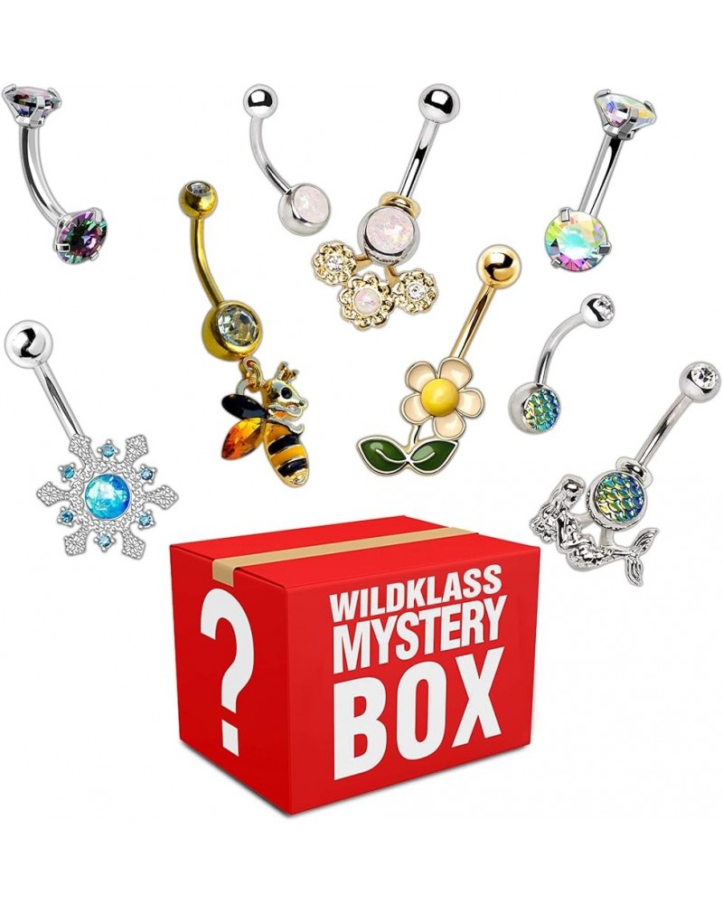 Mystery Grab Bag of Belly Rings 10 Pack $22.05 Body Jewelry