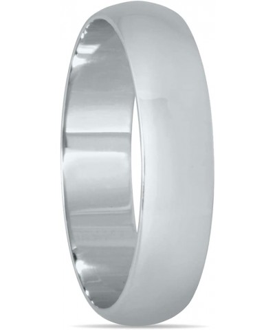 2mm - 6mm Domed Wedding Band in 10K White Gold 10k White Gold 4mm $39.27 Bracelets