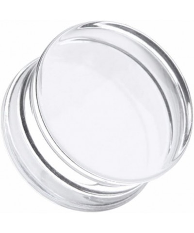 Basic Acrylic Double Flared WildKlass Ear Gauge Plug (Sold as Pairs) 1/2" (12.5mm) Clear $9.53 Body Jewelry