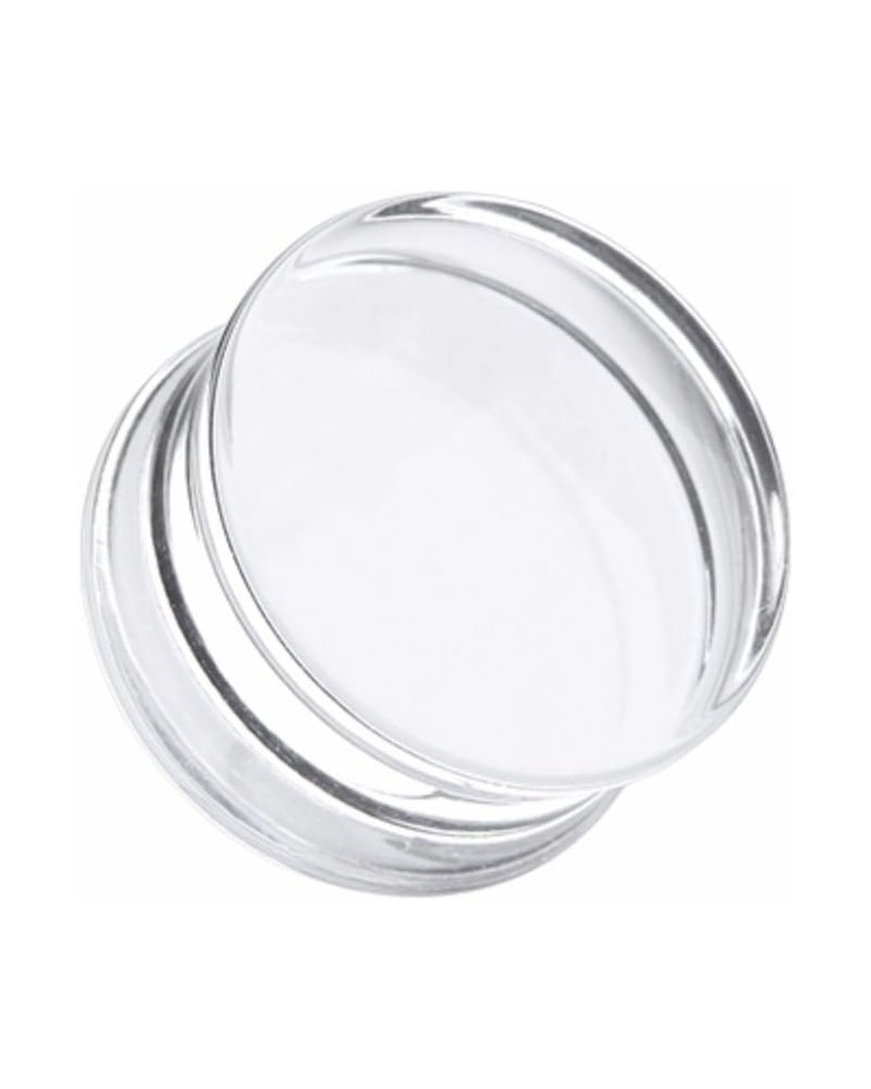 Basic Acrylic Double Flared WildKlass Ear Gauge Plug (Sold as Pairs) 1/2" (12.5mm) Clear $9.53 Body Jewelry