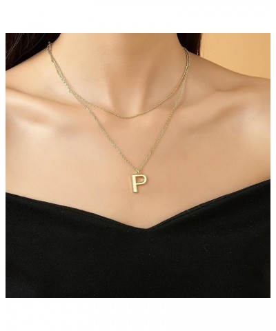 18K Gold Plated Initial Necklace for Women Lobster Clasp Letters Pendant Necklace Choker Chain Necklaces Gift for Women Girls...