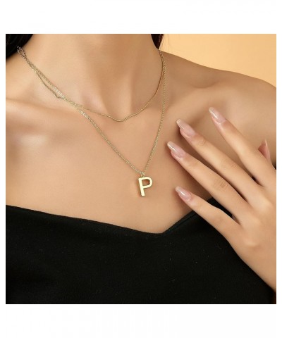 18K Gold Plated Initial Necklace for Women Lobster Clasp Letters Pendant Necklace Choker Chain Necklaces Gift for Women Girls...