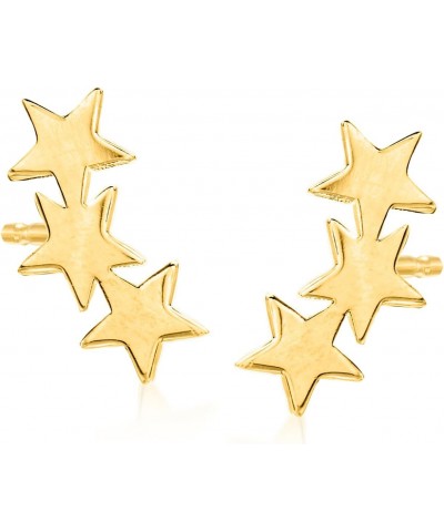 by Ross-Simons 14kt Yellow Gold Star Ear Climbers $43.24 Earrings