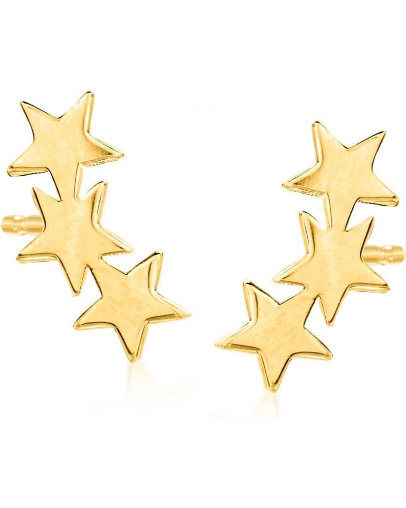 by Ross-Simons 14kt Yellow Gold Star Ear Climbers $43.24 Earrings