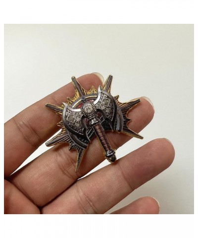 BG3 Merch Bard Fighter Barbarian Paladin Brooch Pin Crest Cosplay Props Accessories Gate Metal Badge C $10.90 Brooches & Pins