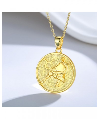 925 Sterling Silver Constellation Necklaces Horoscope Medallion Coin Disc Charm Dainty Celestial Astrology Jewelry for Women ...