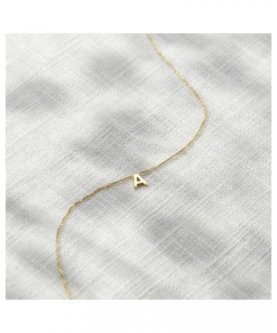 Initial Necklaces for Women,Dainty Gold Plated Letter Necklace Name Personalized Monogram Pendant Necklace Simple Cute Initia...