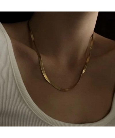 Punk Hip Hop Gold Plated Thick Lock Choker Chain Necklace for Women Geometric Twist Statement Short Clavicle Collar Jewelry 1...