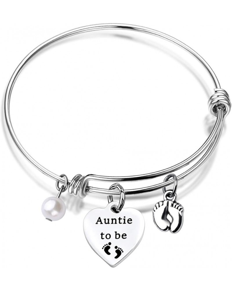 Auntie Gift Auntie to be Bracelet Expandable Wire Bangle Funny Auntie Gift Best Sisters Get Promoted to Auntie Gift Auntie Br...