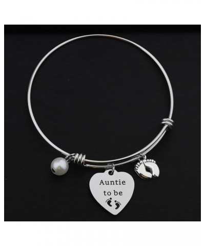 Auntie Gift Auntie to be Bracelet Expandable Wire Bangle Funny Auntie Gift Best Sisters Get Promoted to Auntie Gift Auntie Br...