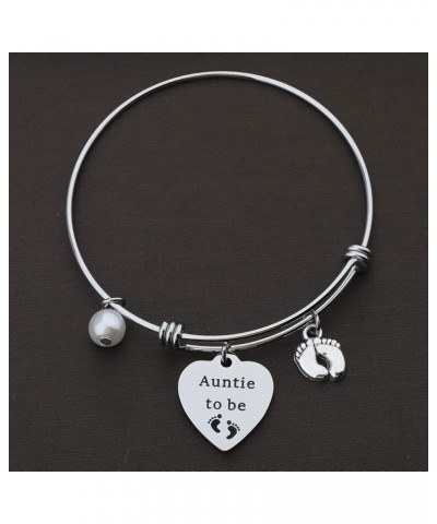 Auntie Gift Auntie to be Bracelet Expandable Wire Bangle Funny Auntie Gift Best Sisters Get Promoted to Auntie Gift Auntie Br...