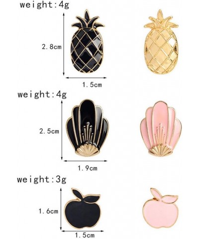 Cute Enamel Brooch Pins-12PCS Car Flamingo Alpaca Pineapple Novelty Cartoon Cute Enamel Brooch Pins Set for Backpack Badges C...